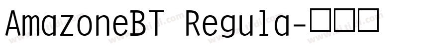 AmazoneBT Regula字体转换